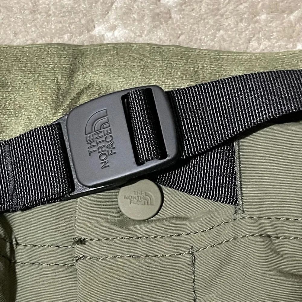 The North Face Paramount Trail Convertible Pants Mens 40x32 Green Hiking UPF New
